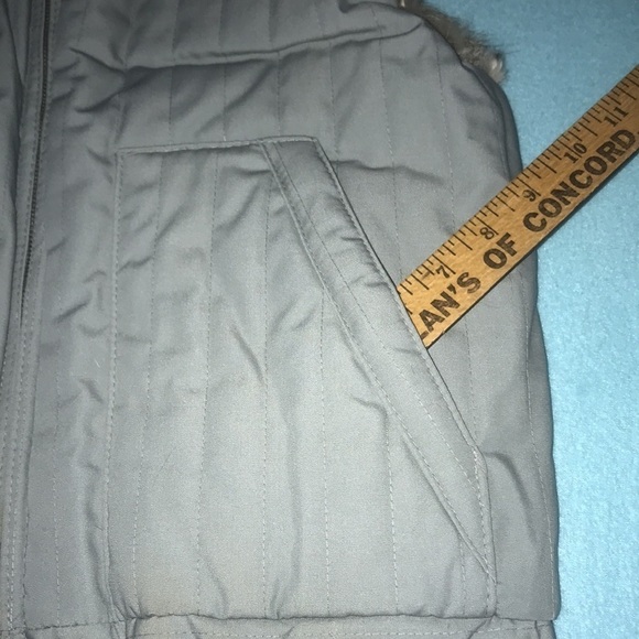 𝅺Rabbit Fur reversible vest gray unbranded zipper closure pockets NEW size S/M - Picture 10 of 10